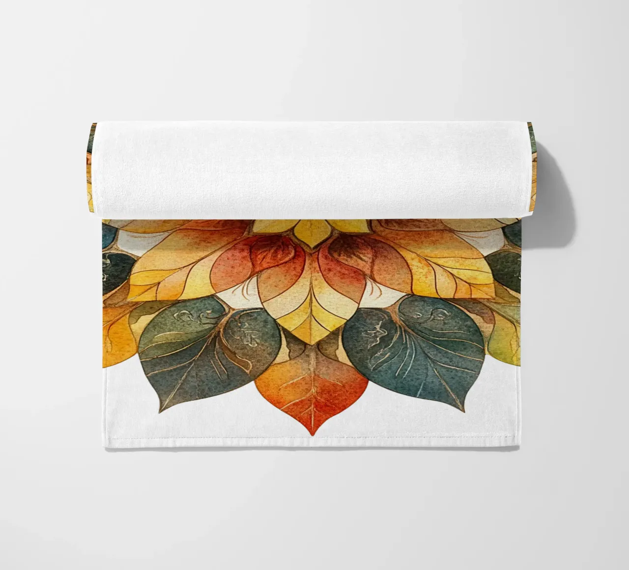 Mandala autunnale telo mare da Spiritual Touch