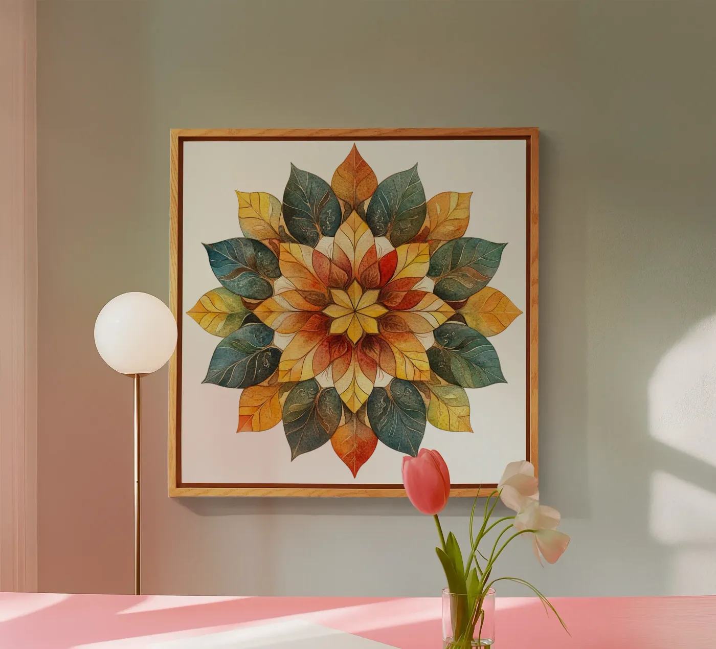 Mandala autunnale plexiglass da Spiritual Touch