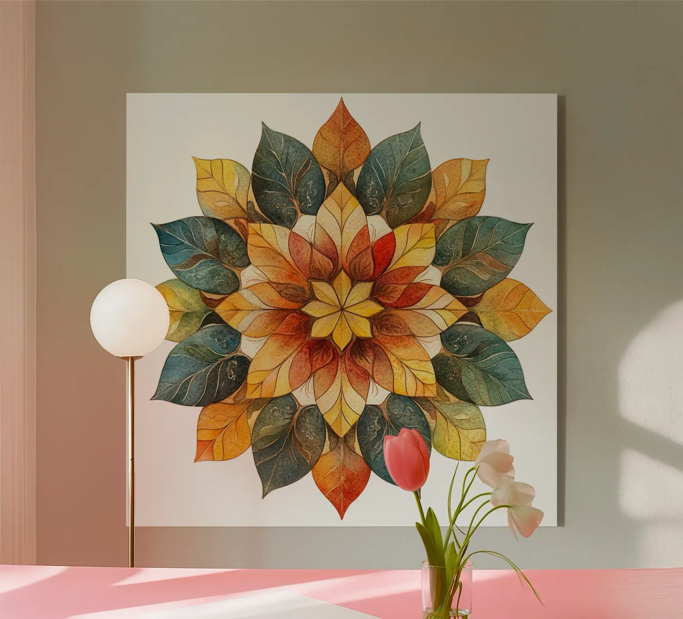 Mandala autunnale plexiglass da Spiritual Touch
