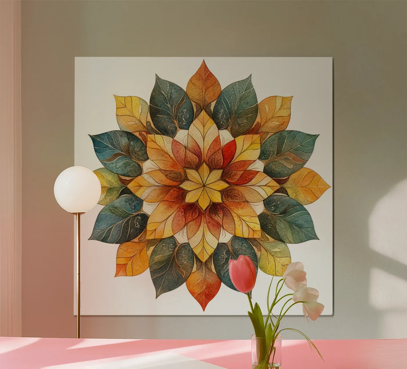 Fall Mandala poster de Spiritual Touch