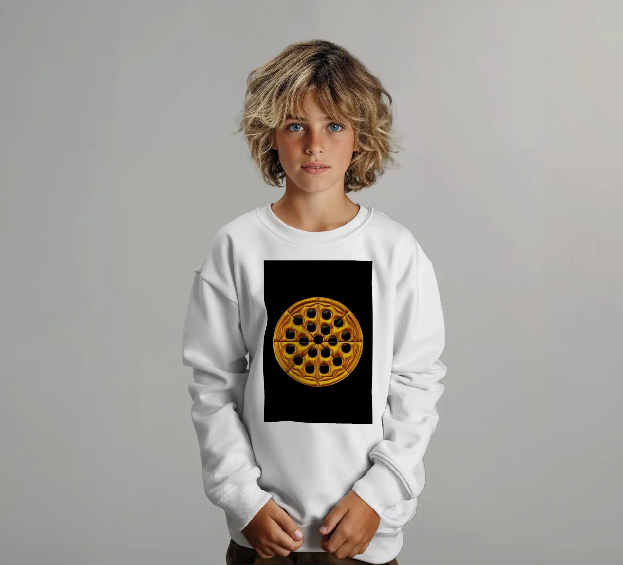 Pizza felpa bambino da Octavian