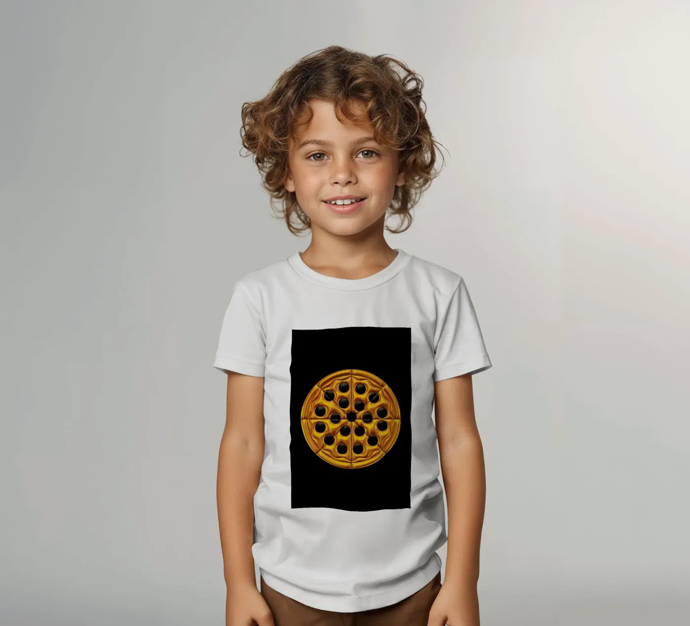 Pizza t-shirt bambini da Octavian