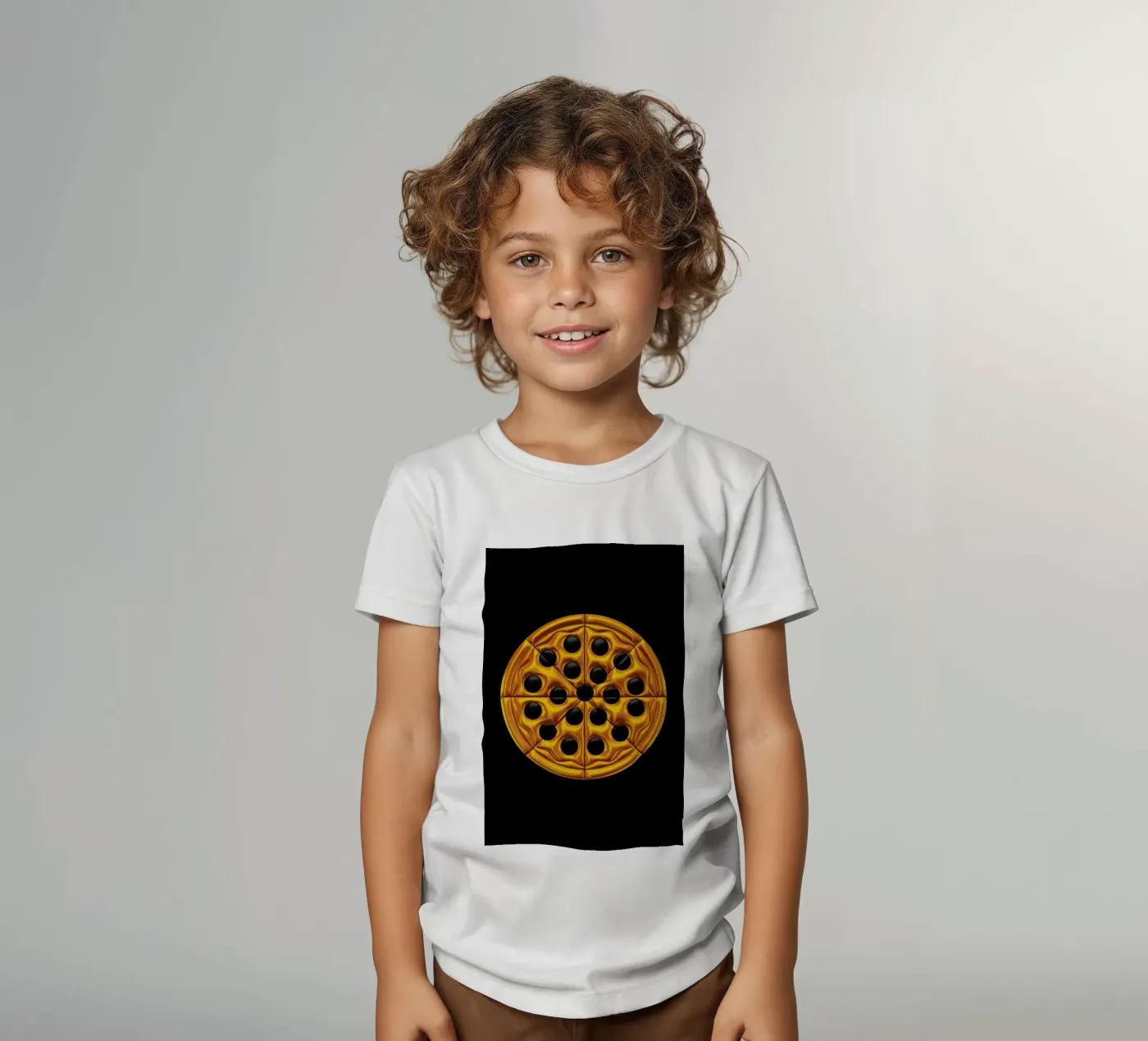 Pizza t-shirt bambini da Octavian