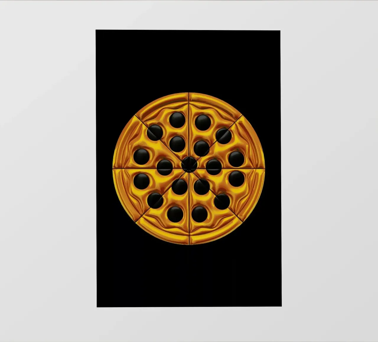 Pizza pellicola backlit da Octavian