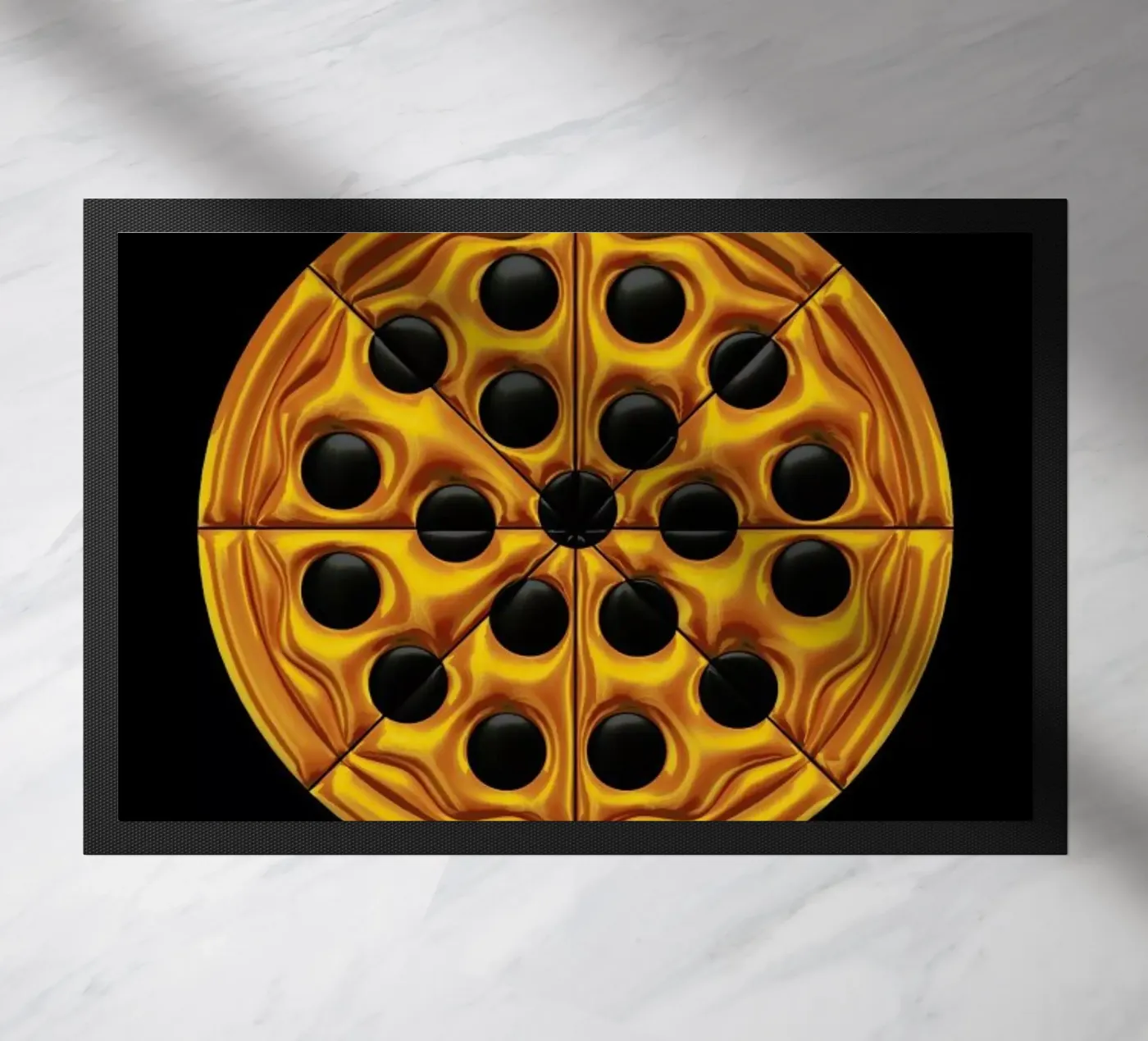 Pizza deurmat van Octavian