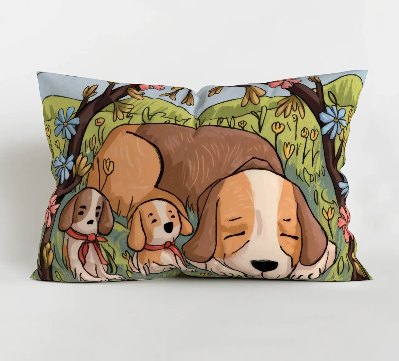 Serenità del sonno nel bosco cuscino da Timeless Huse