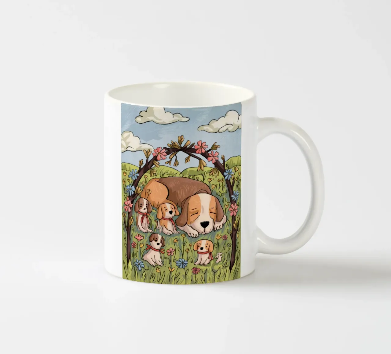 Serenità del sonno nel bosco tazza in ceramica da Timeless Huse