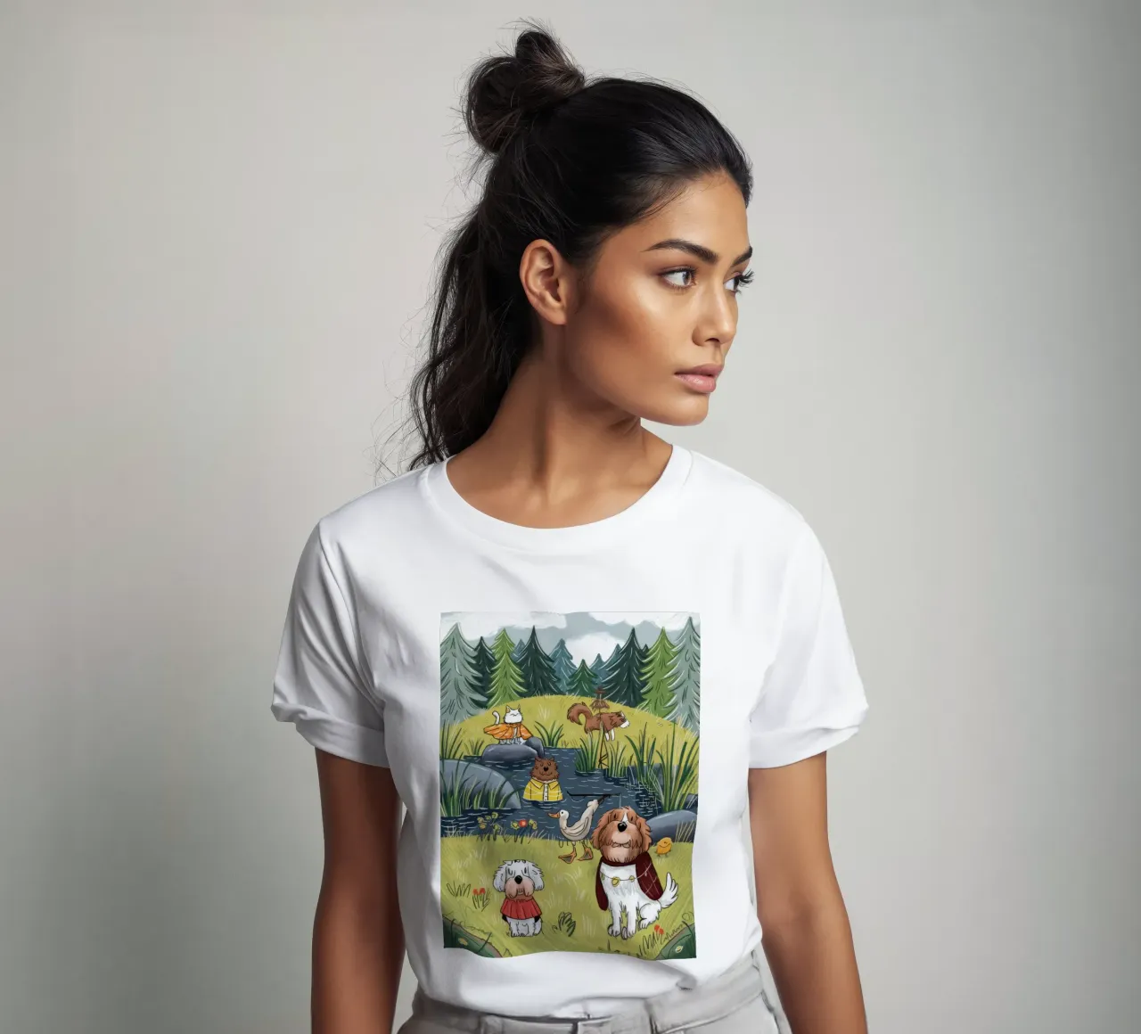 Armonia della riva del fiume Fuga t-shirt da Timeless Huse