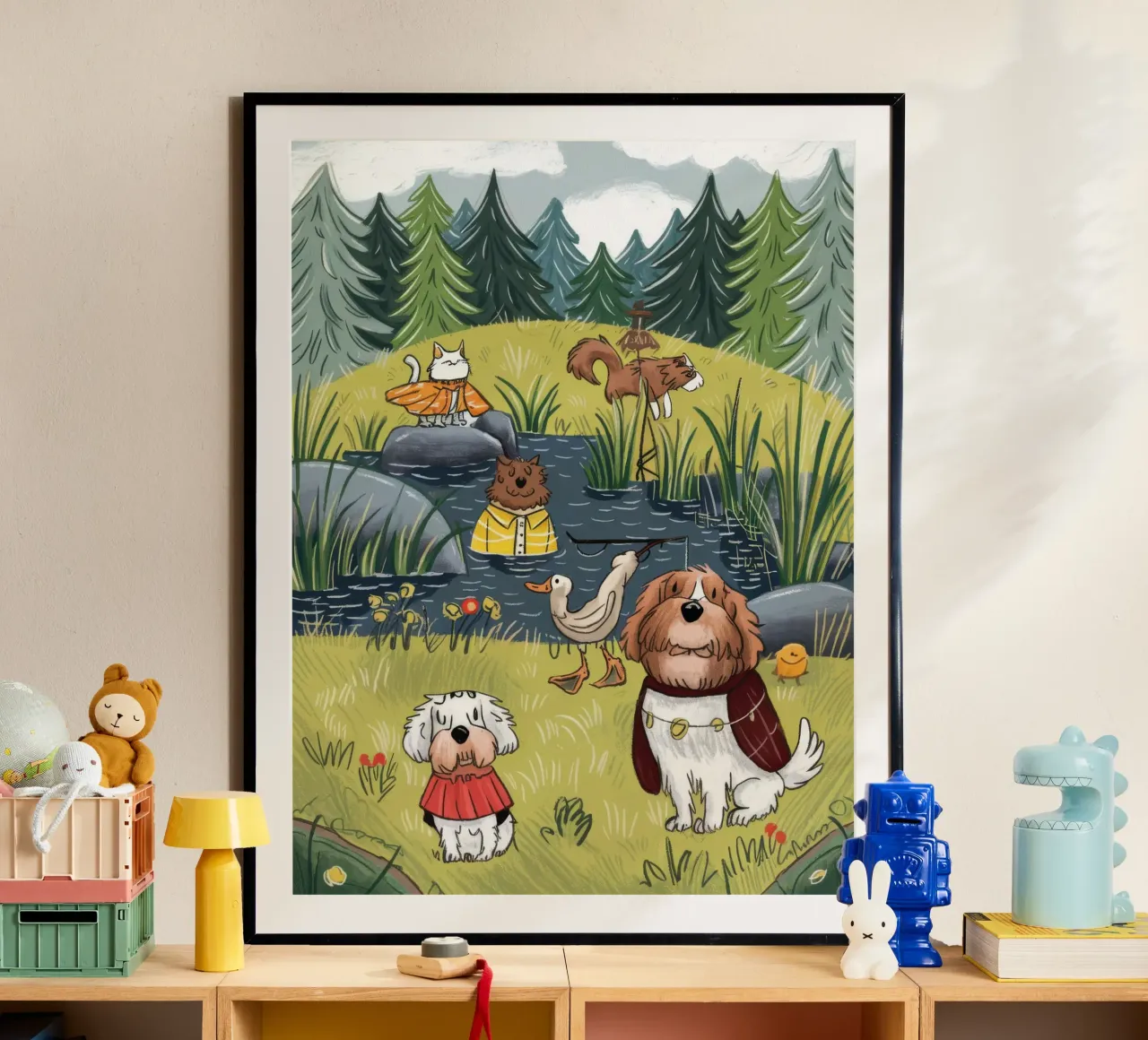 Riverbank Harmony Escape hahnemühle by Timeless Huse