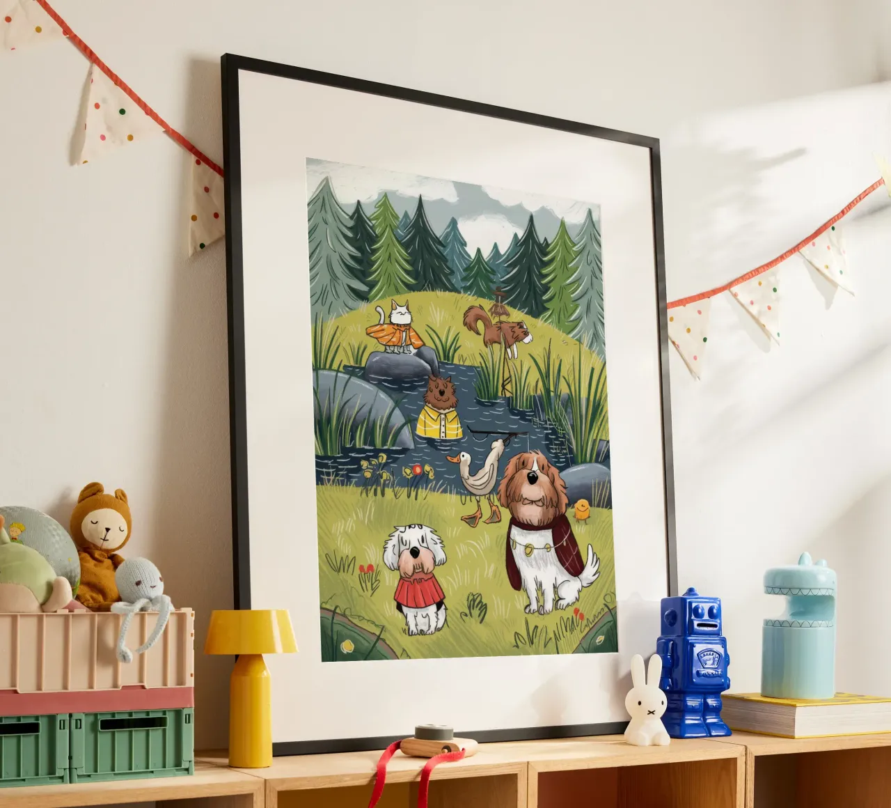 Riverbank Harmony Escape hahnemühle by Timeless Huse