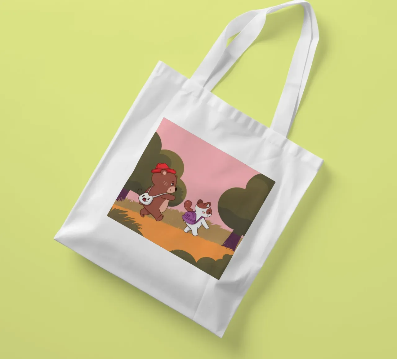 Adventurous Forest Duet tote bag by Timeless Huse