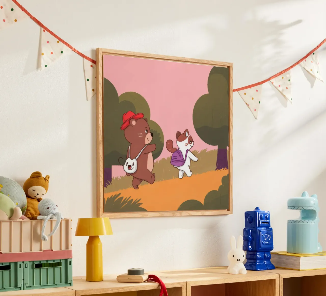 Adventurous Forest Duet acrylic glass by Timeless Huse