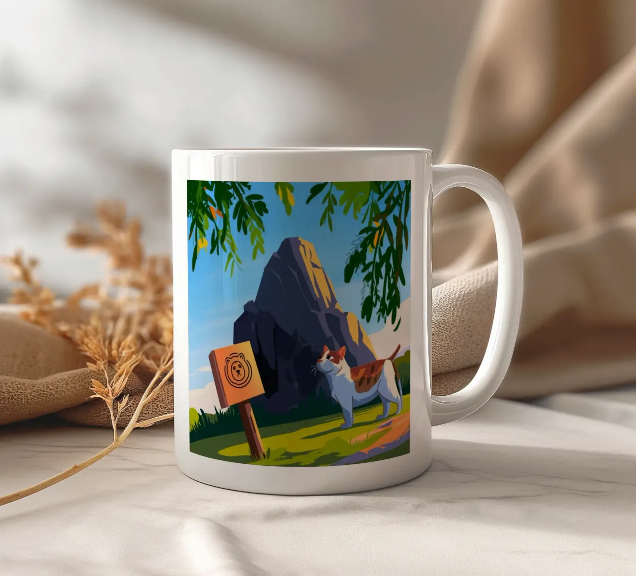 Ricerca di esploratori di montagna tazza in ceramica da Timeless Huse