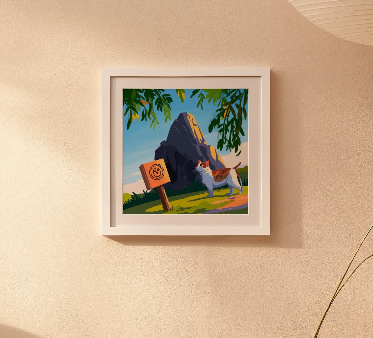 Ricerca di esploratori di montagna poster con telaio in legno da Timeless Huse