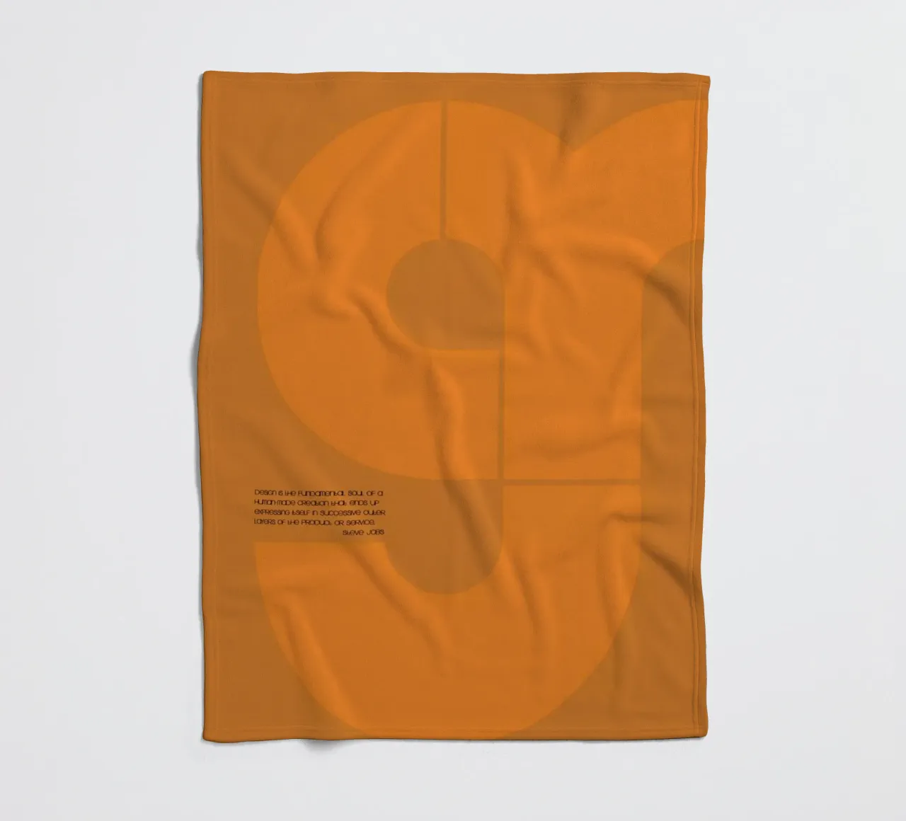 Steve Jobs coperta in pile da Naxart