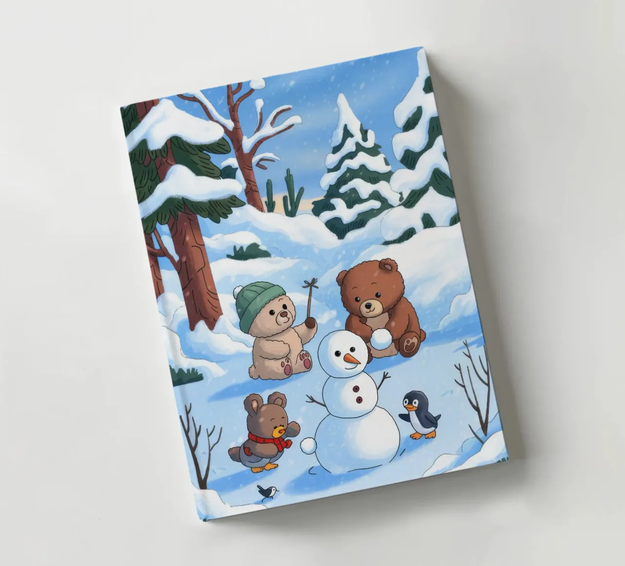 Festive Snowland Gathering notebook by Timeless Huse