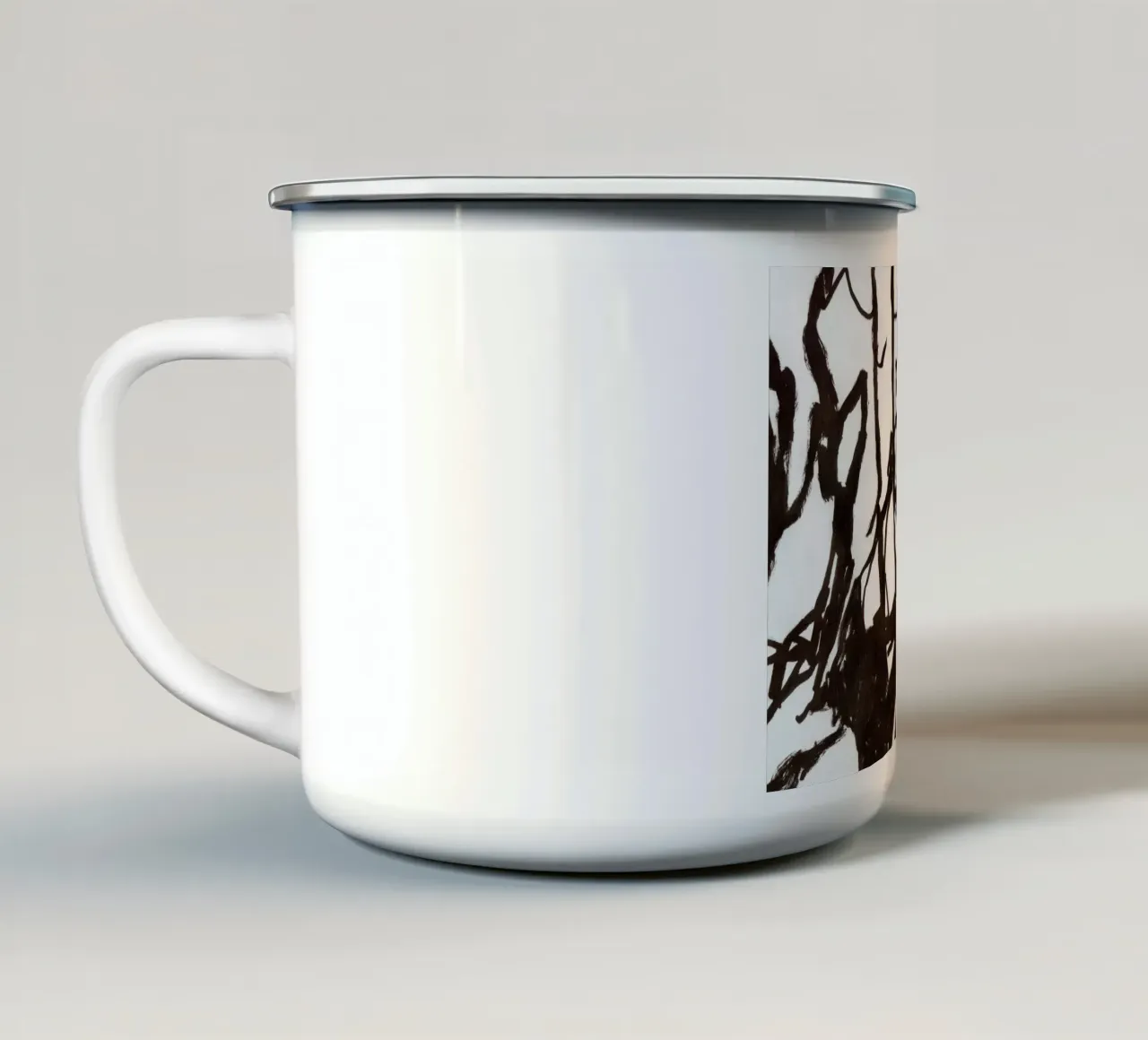 b w tazza in smalto da k i m