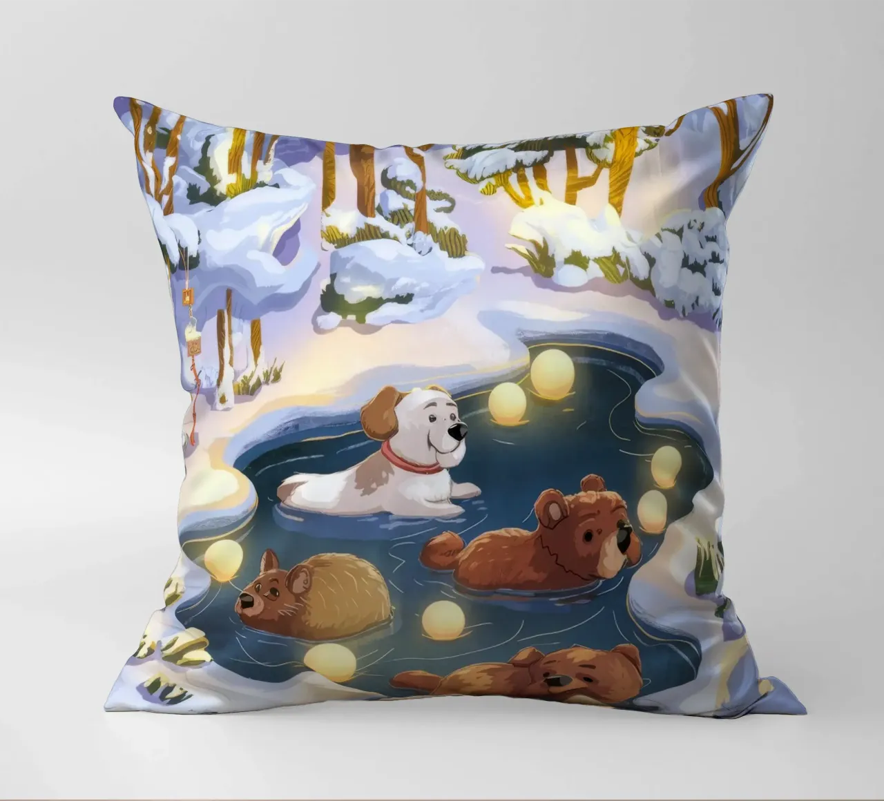 Armonia dello stagno smerigliato cuscino da Timeless Huse