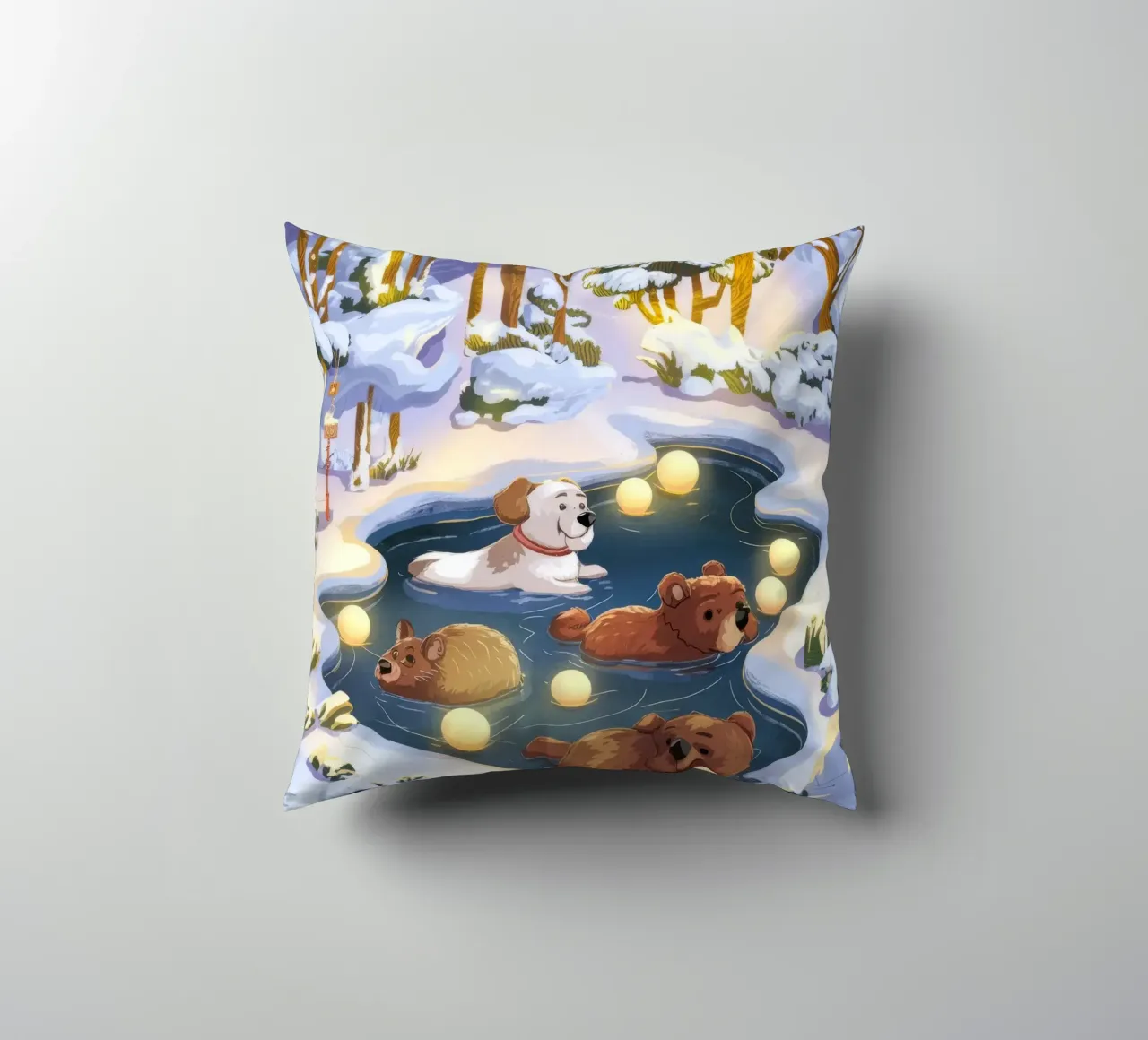 Armonia dello stagno smerigliato cuscino da Timeless Huse