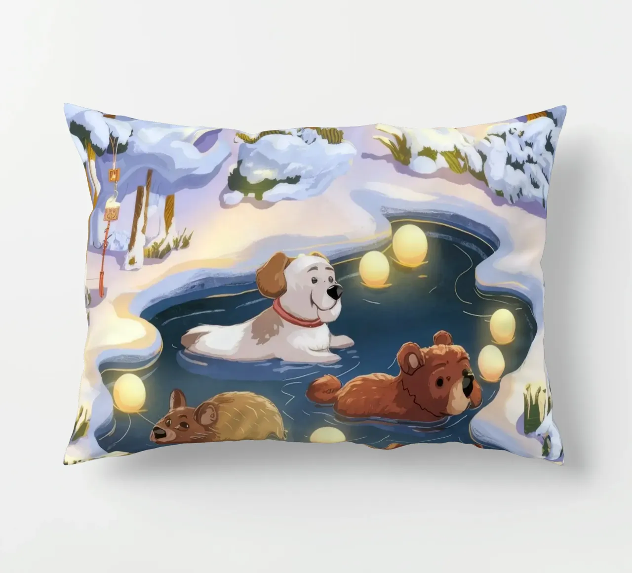 Armonia dello stagno smerigliato cuscino da Timeless Huse