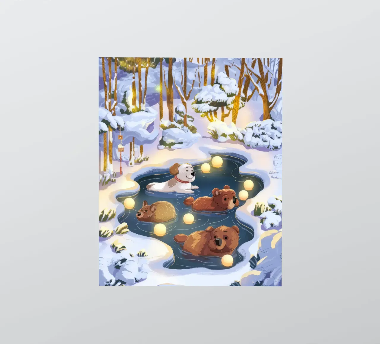 Frosted Pond Harmony sticker by Timeless Huse
