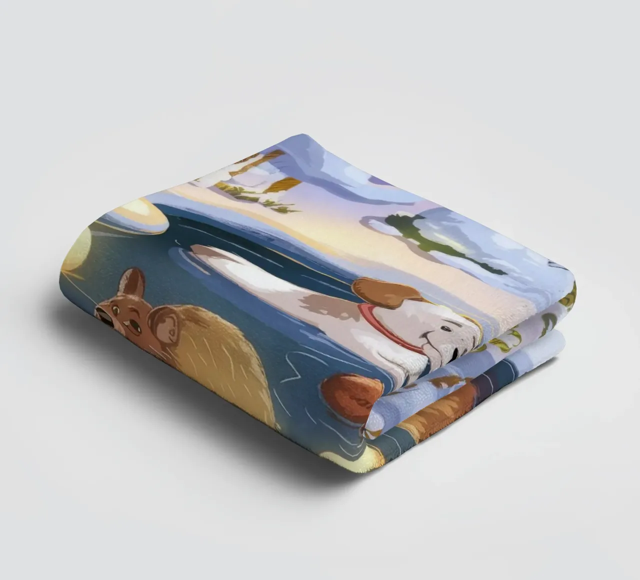Frosted Pond Harmony towel by Timeless Huse