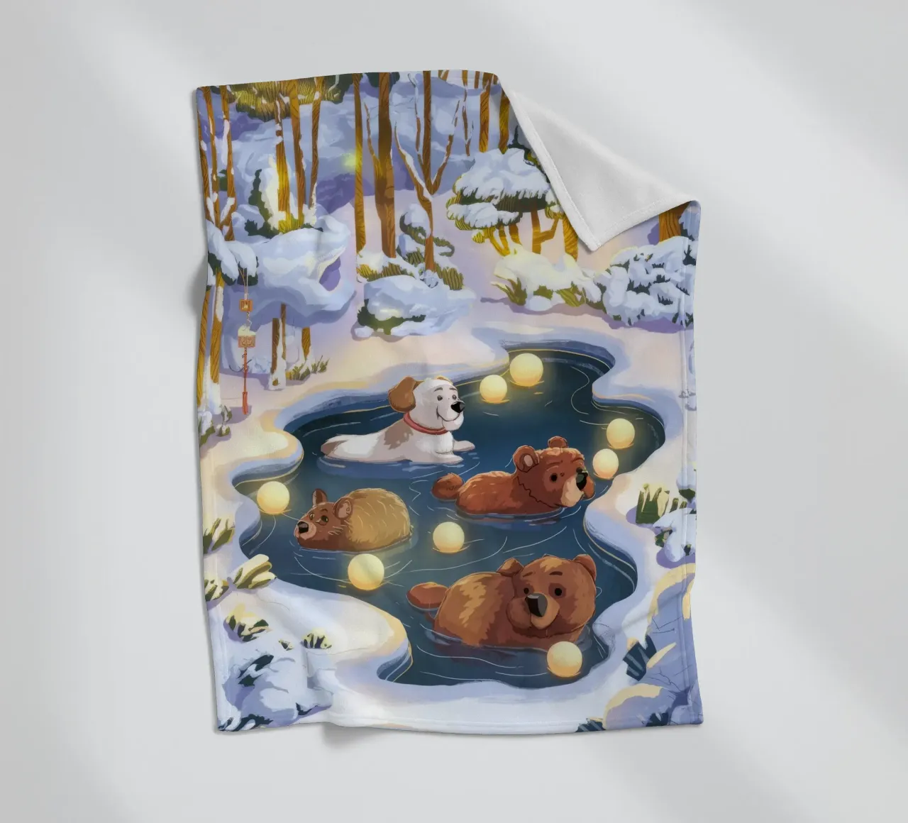 Armonia dello stagno smerigliato coperta in pile da Timeless Huse