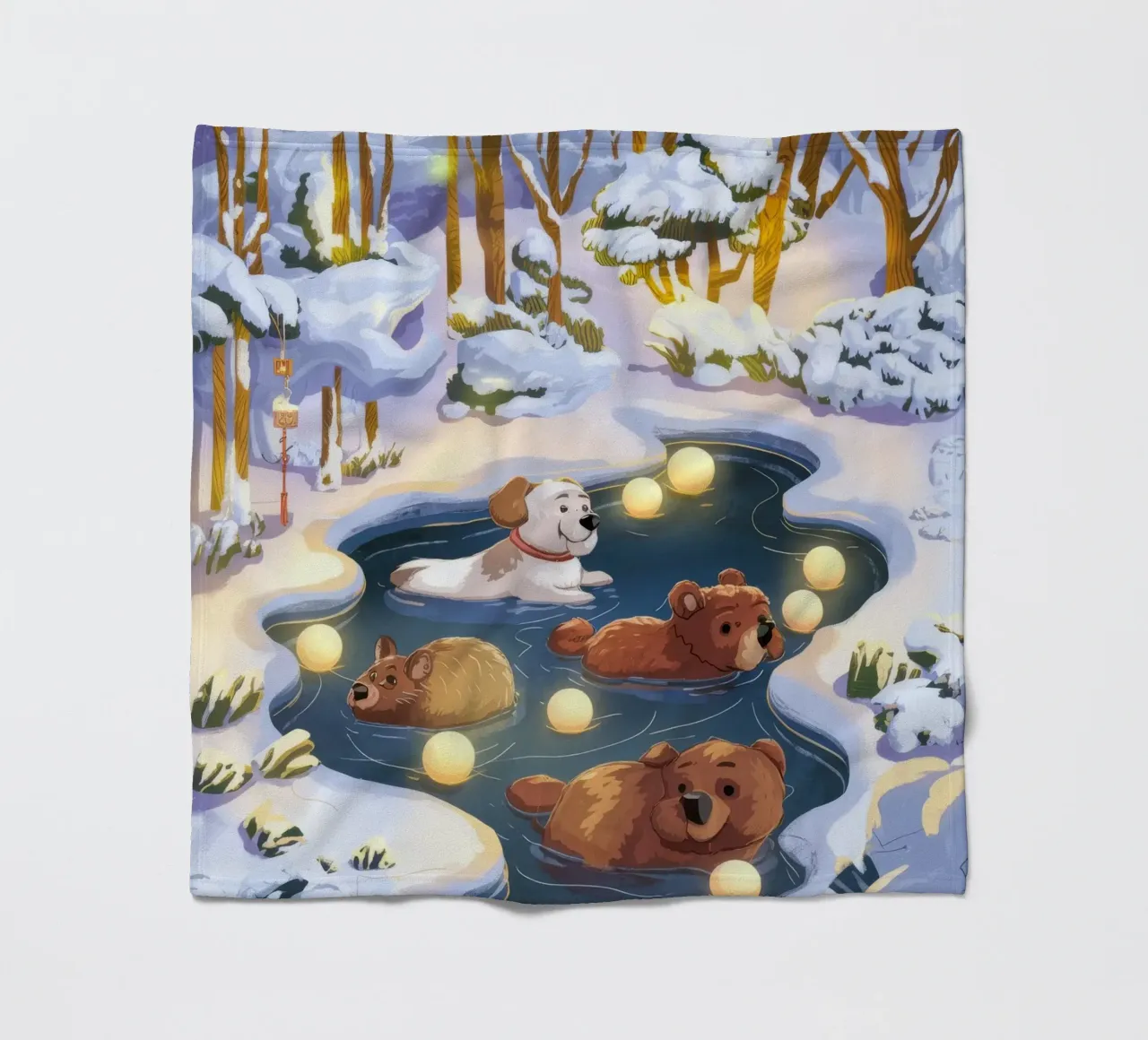 Armonia dello stagno smerigliato coperta in pile da Timeless Huse