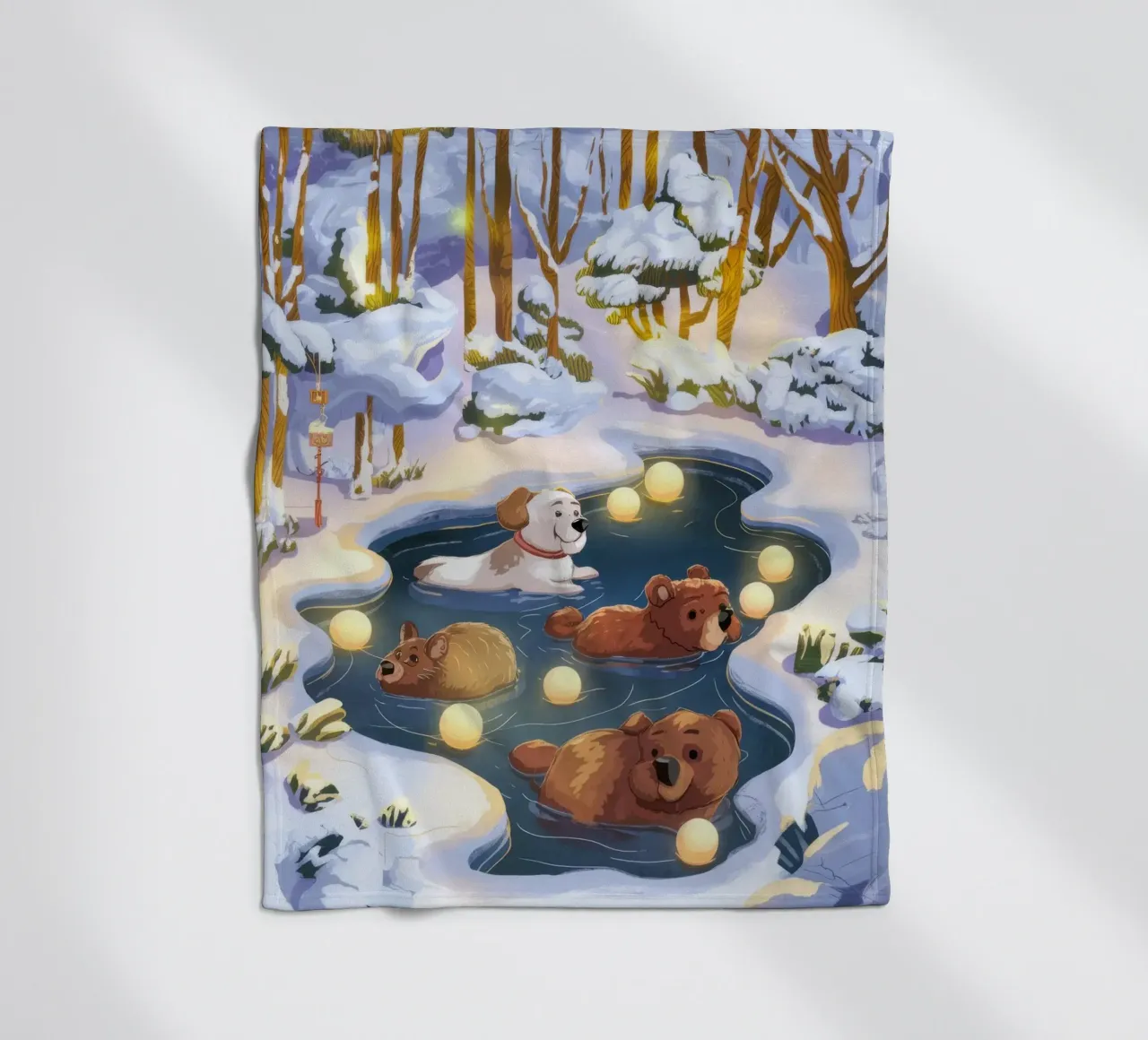 Armonia dello stagno smerigliato coperta in pile da Timeless Huse
