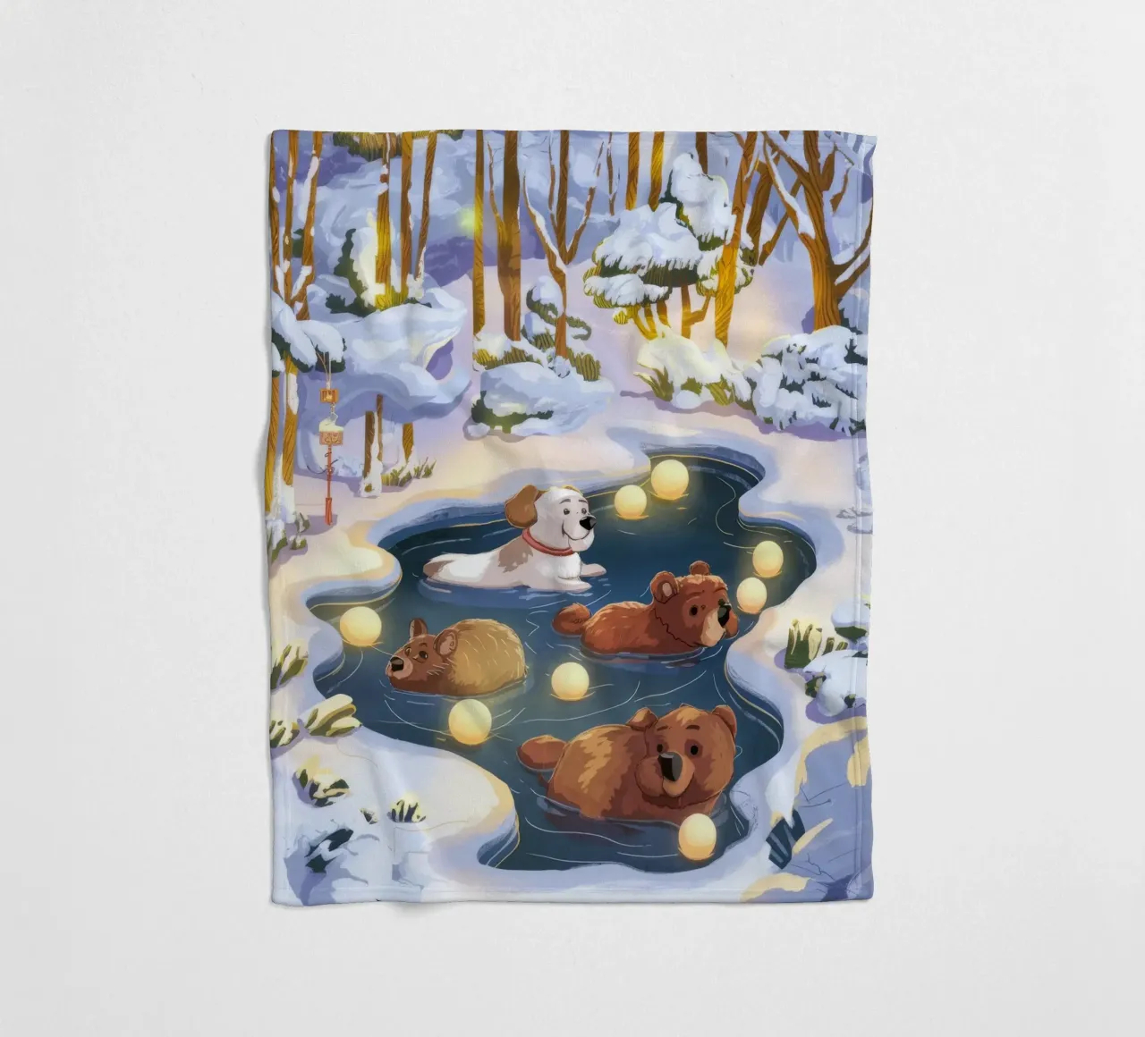 Armonia dello stagno smerigliato coperta in pile da Timeless Huse