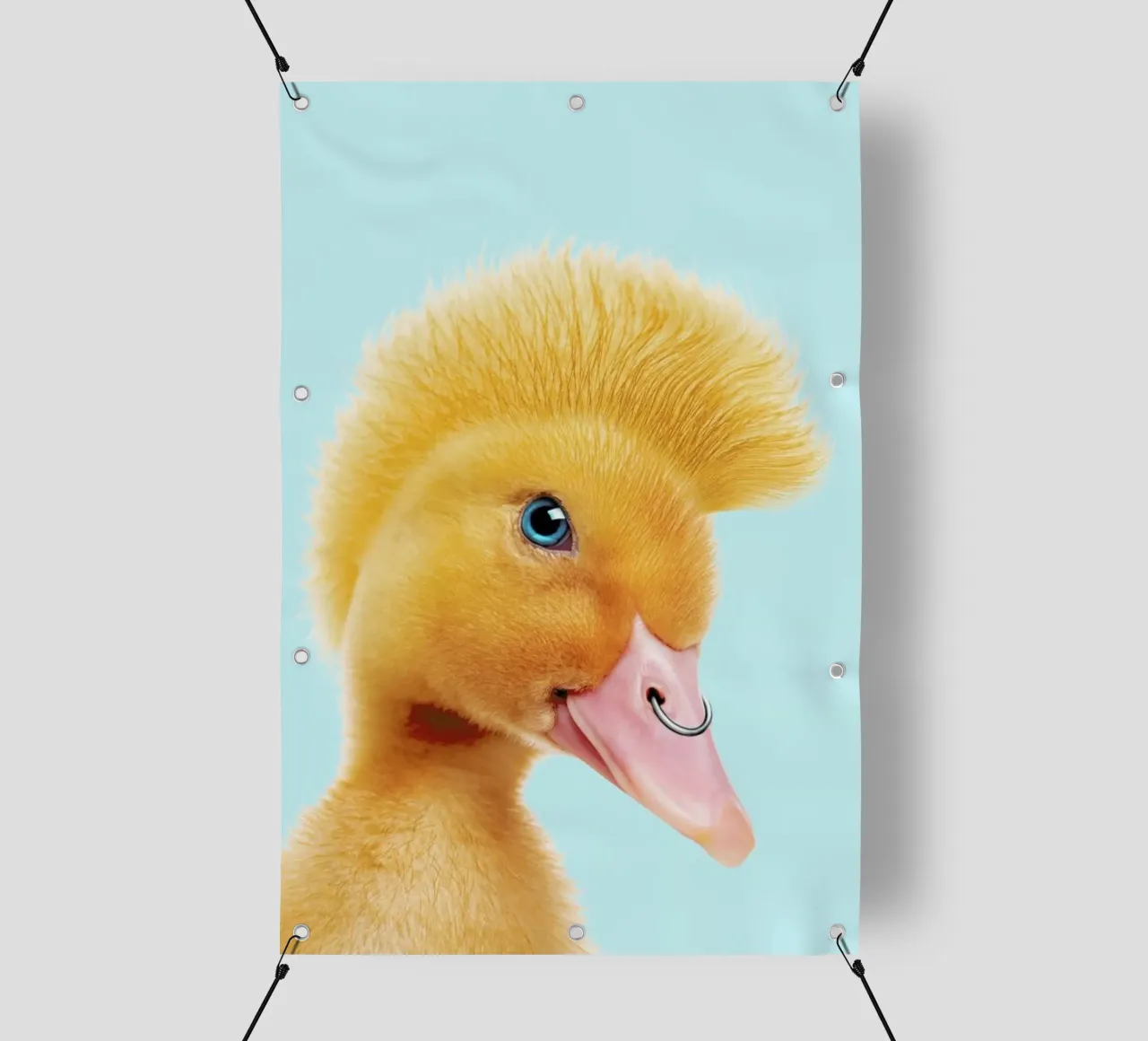 Rebel Duckling telo in pvc da Jonas Loose