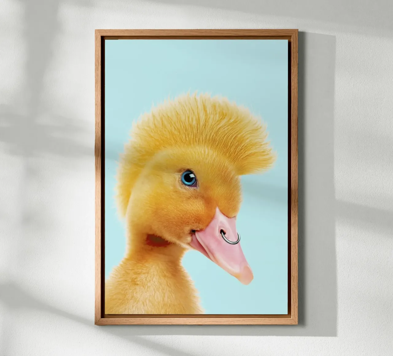 Rebel Duckling tela con Cornice a cassetta da Jonas Loose