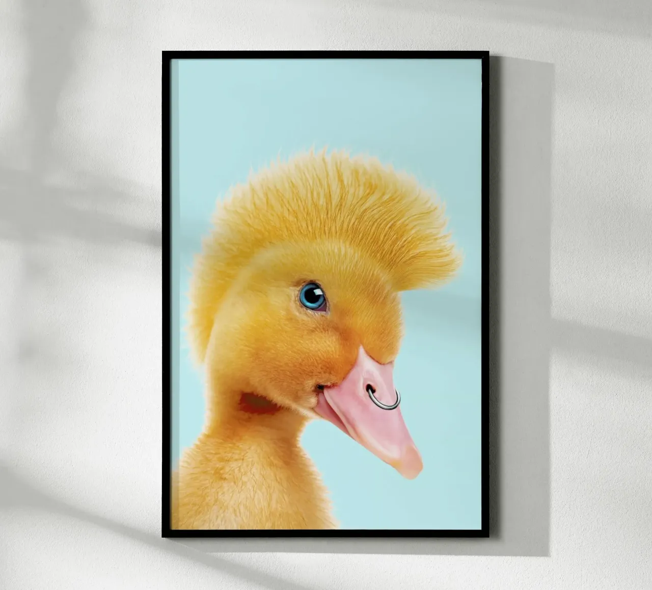 Rebel Duckling poster con marco de plástico de Jonas Loose