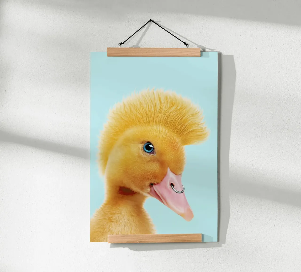 Rebel Duckling poster con marco de plástico de Jonas Loose
