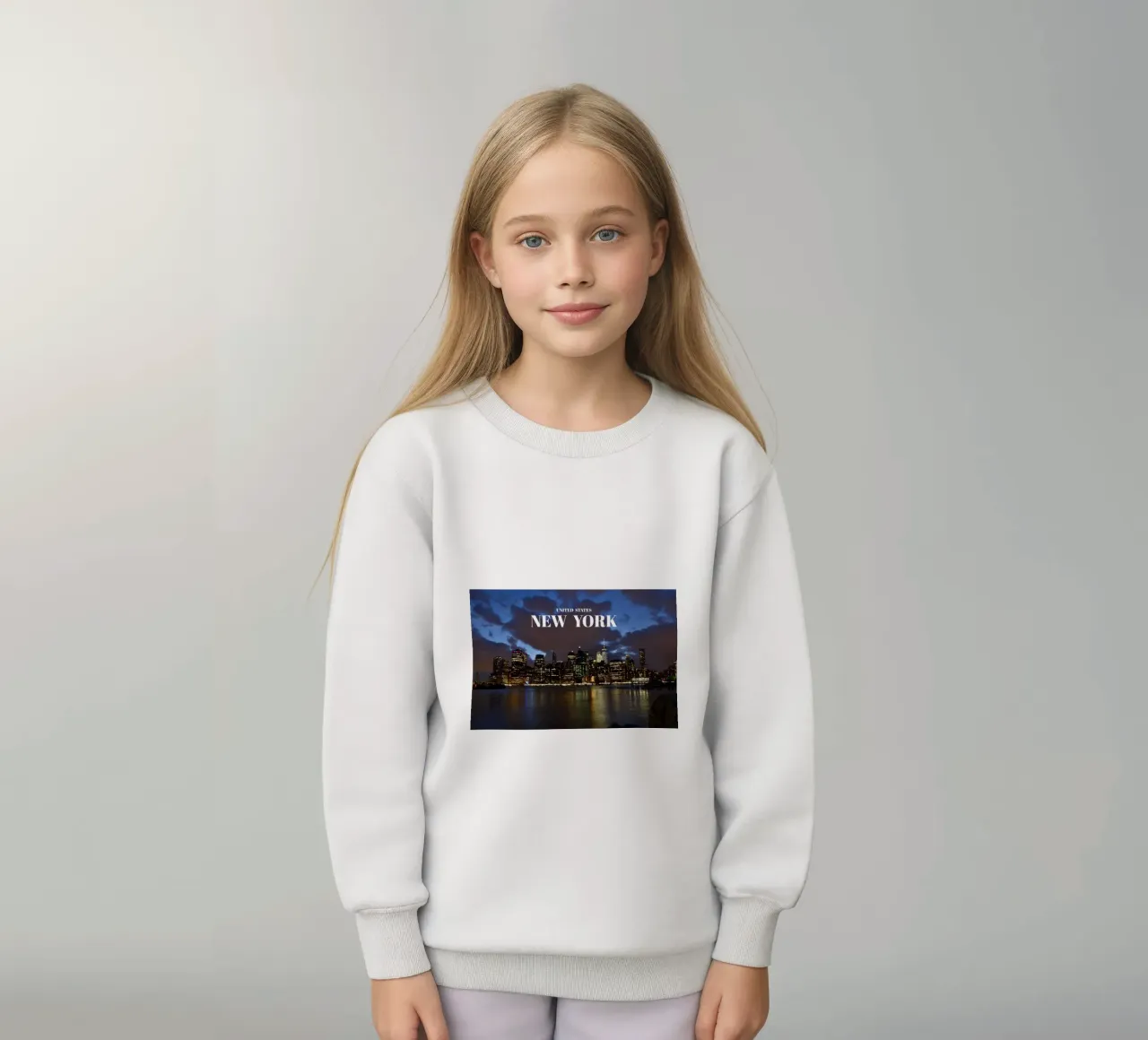 New York di notte - Stati Uniti felpa bambino da surfer28