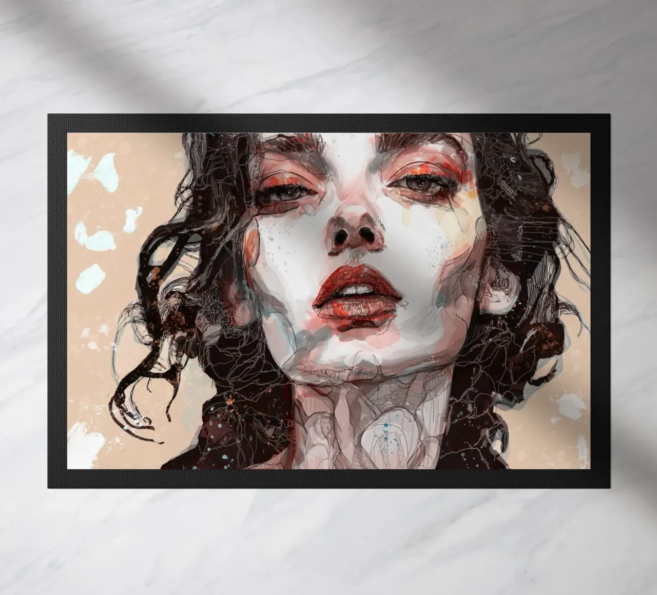 nackt Fußmatte von Giulio Iurissevich