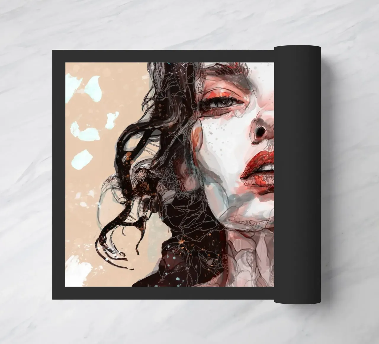 nackt Fußmatte von Giulio Iurissevich