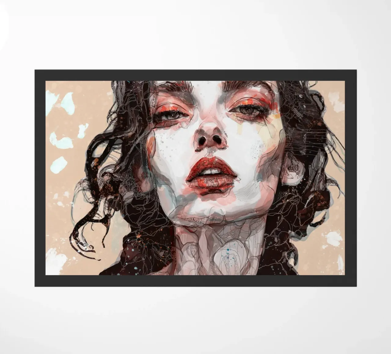 nackt Fußmatte von Giulio Iurissevich