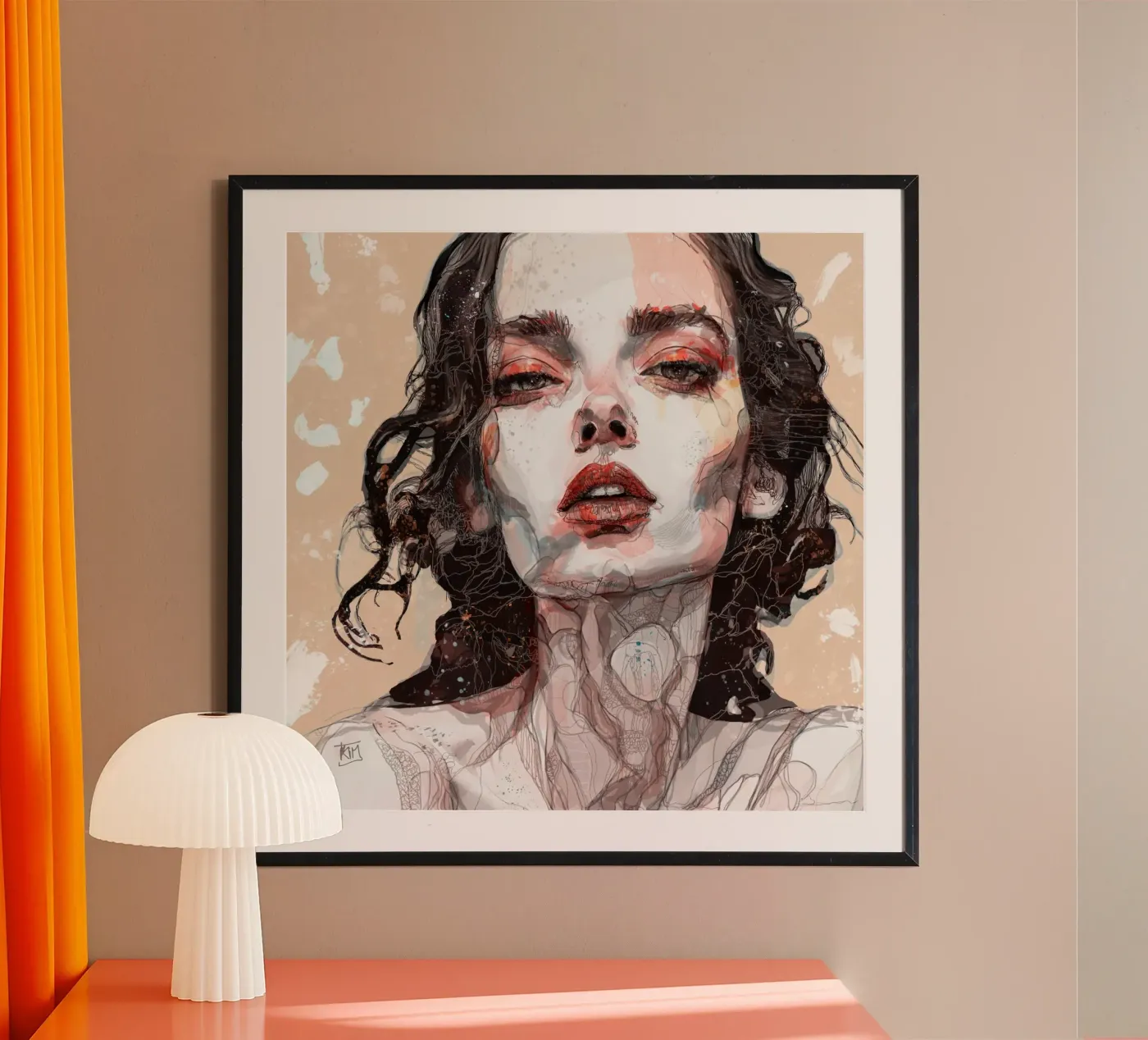 nude poster by Giulio Iurissevich