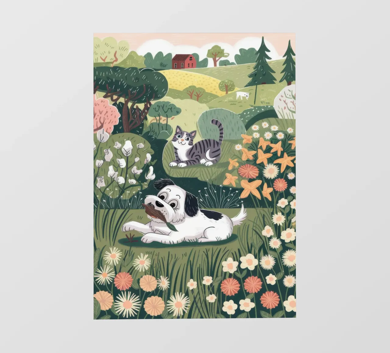 Serene weide symfonie pvc-zeil van Timeless Huse
