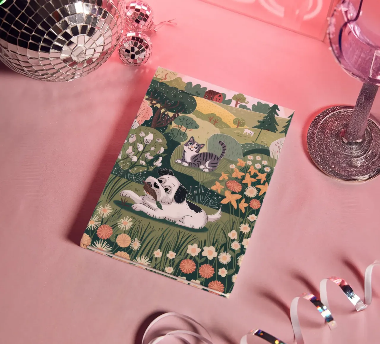 Serene Meadow Symphony notebook by Timeless Huse