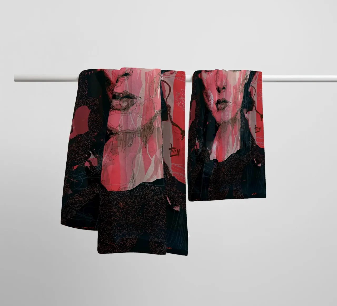 chrystal towel by Giulio Iurissevich