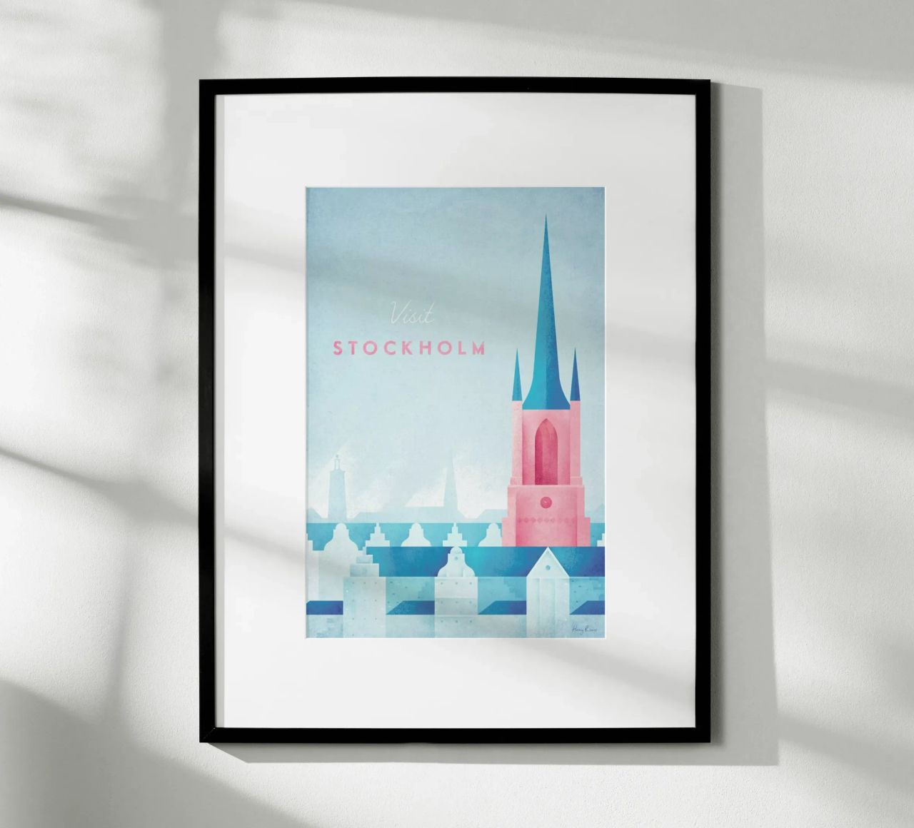 Stockholm Poster von Henry Rivers