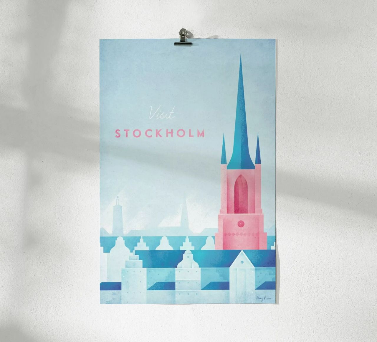 Stockholm Poster von Henry Rivers