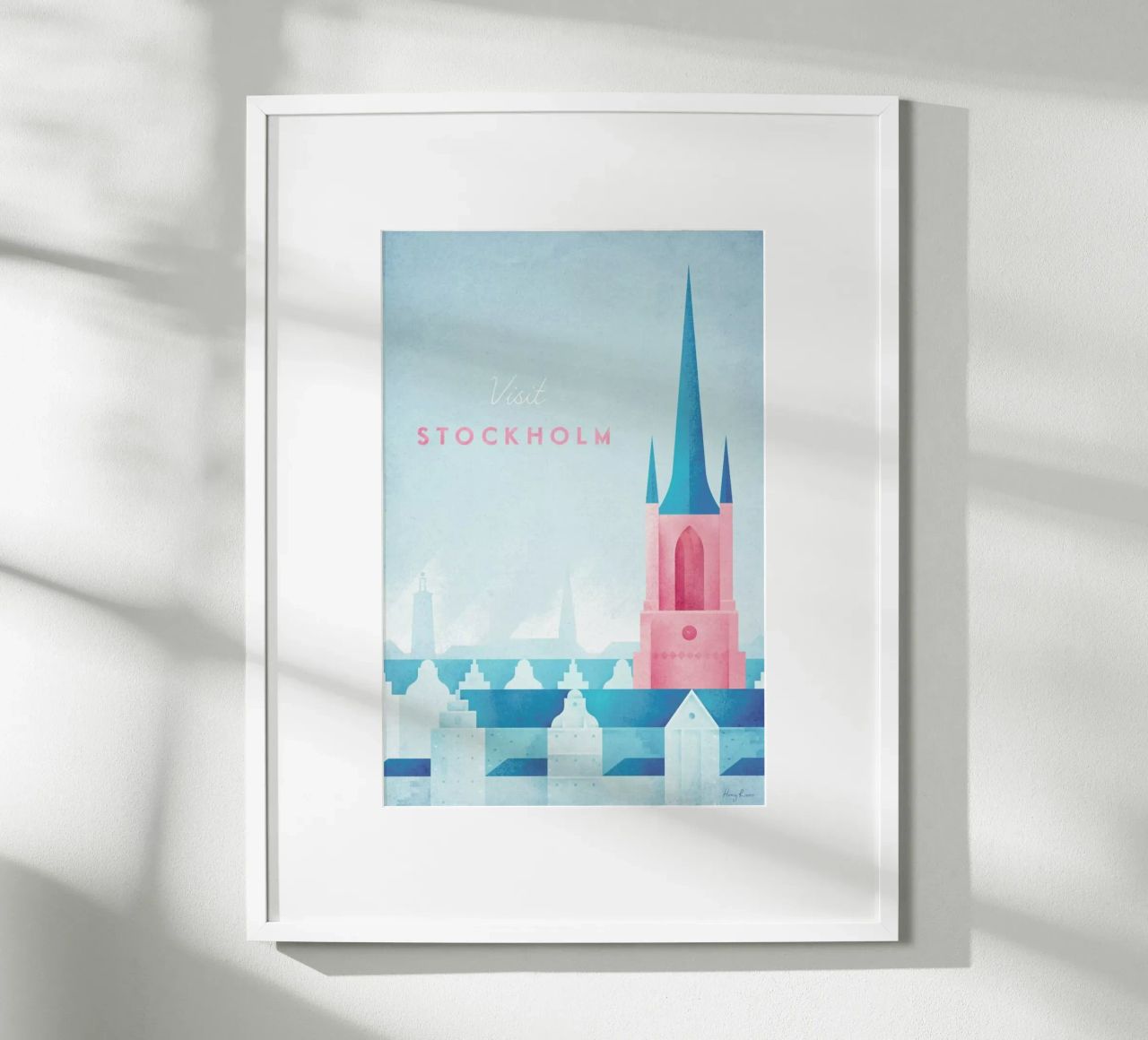 Stockholm Poster von Henry Rivers