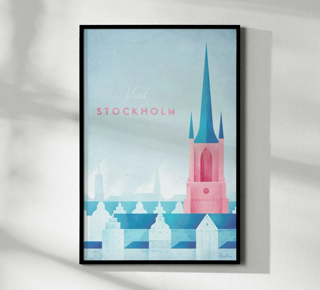 Stockholm Poster von Henry Rivers