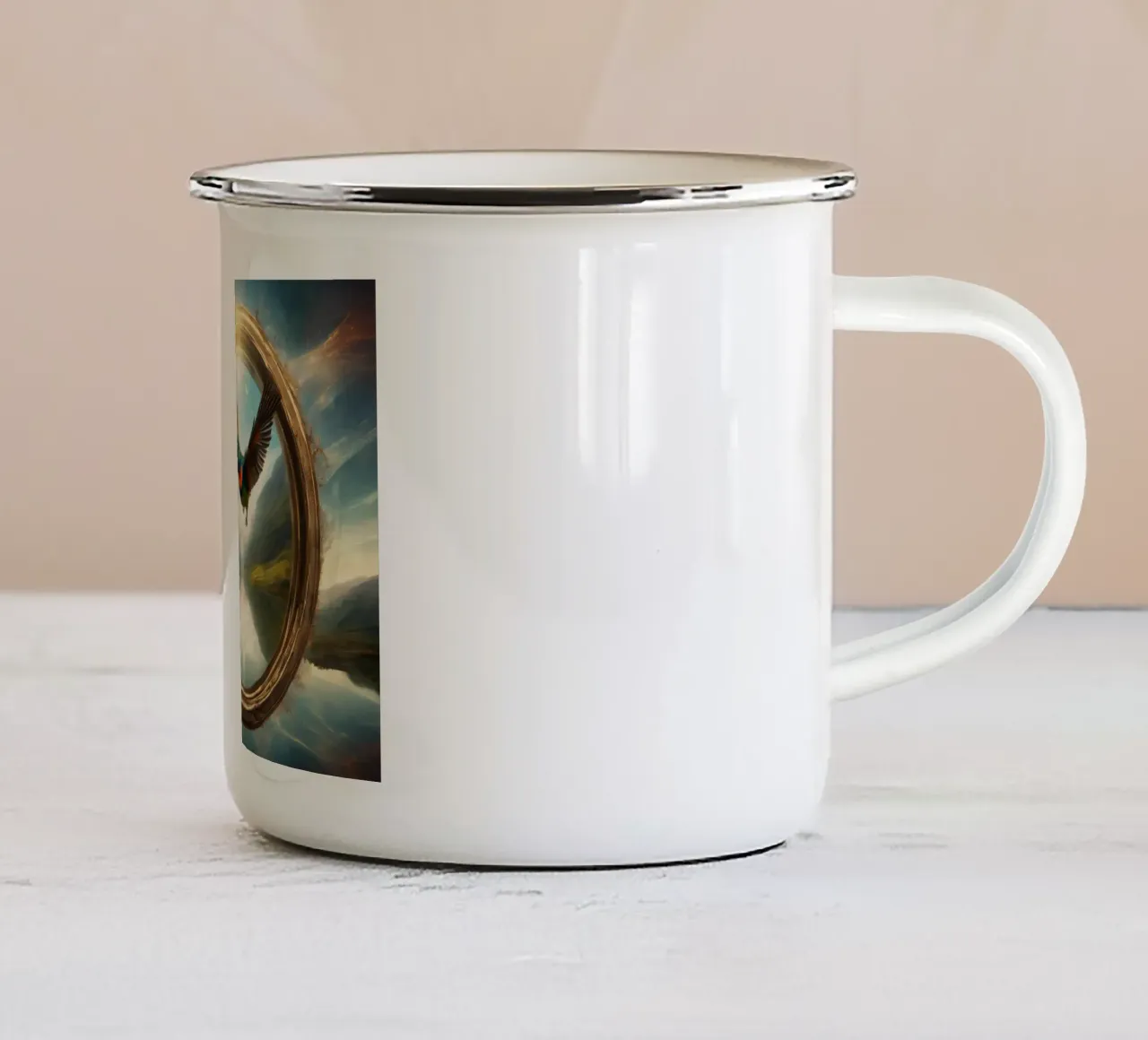 libero tazza in smalto da kimmindmuse