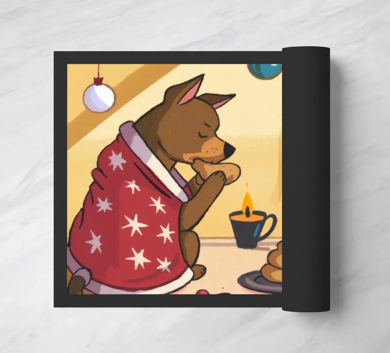 Festive Culinary Whimsy doormat by Timeless Huse