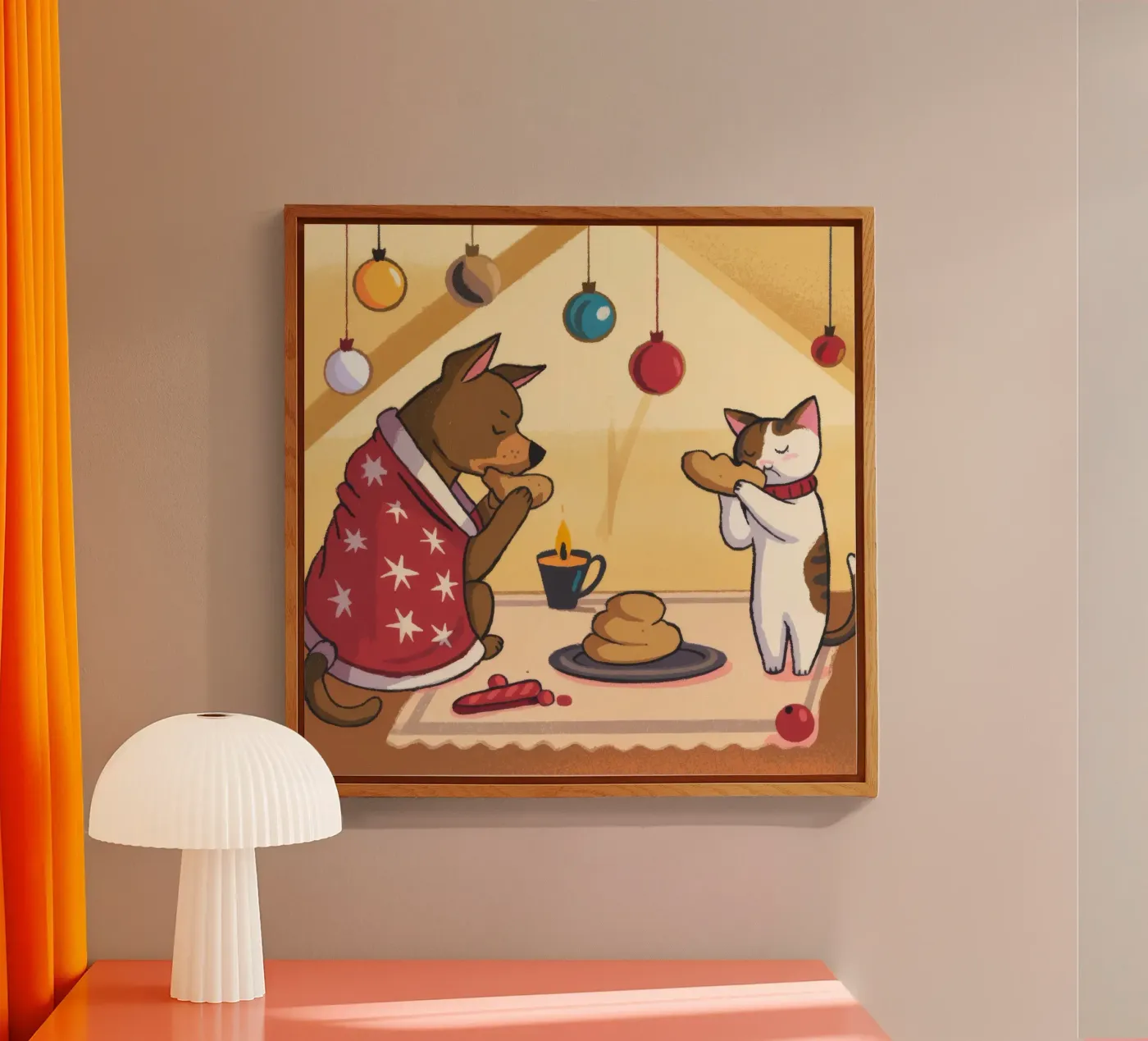 Festive Culinary Whimsy plexiglas de Timeless Huse