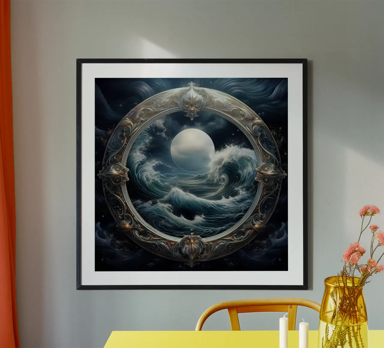cielo poster con telaio in alluminio da kimmindmuse